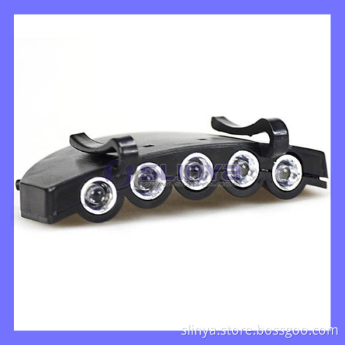 5 LED Book Clip Headlight Cap Hat Head Light Fishing Lamp Flashlight (SL-354)